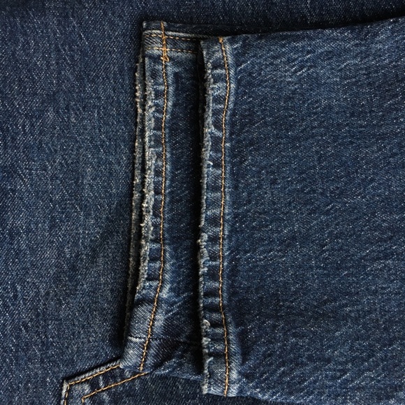 GAP mom jean high rise jeans size 29 dark wash - Picture 6 of 16